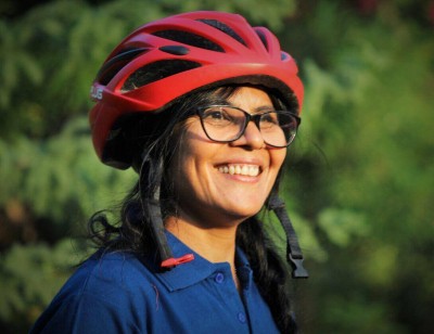 Meet the woman who choose a career in cycling at 51