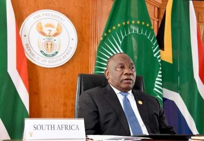 S.African President imposes stringent lockdown measures