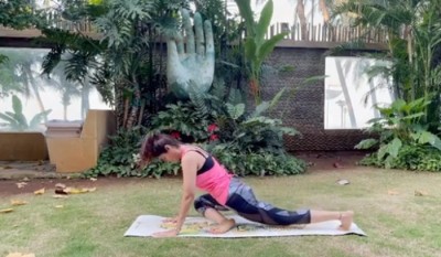 Shilpa Shetty shows how to start day on energetic note