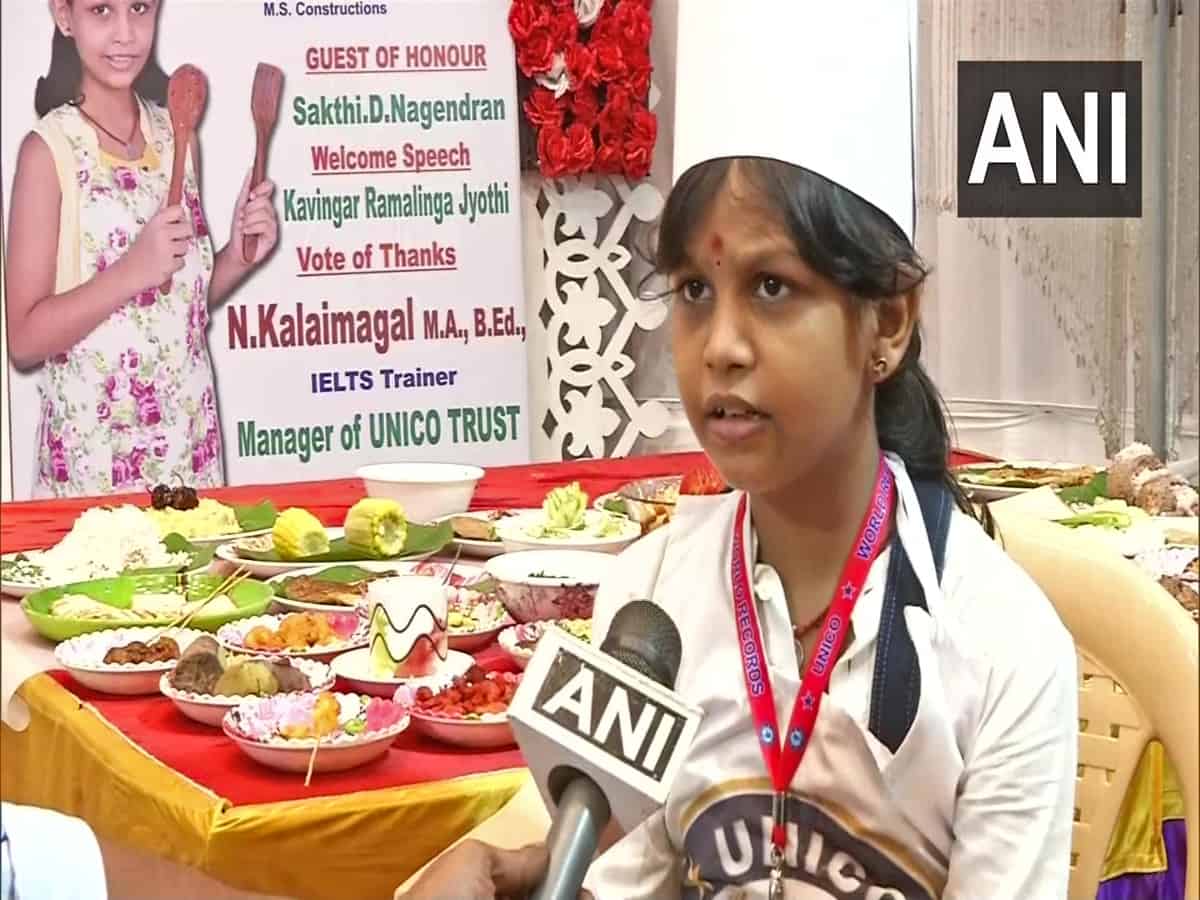 46 dishes in 58 minutes: Tamil Nadu girl creates world record