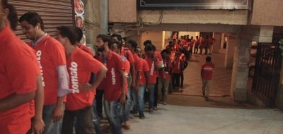 Zomato flushed with orders on New Year's Eve