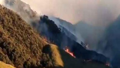 Fight against wildfire on in Nagaland-Manipur, NDRF man found dead