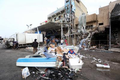 5 killed in Baghdad market suicide blast
