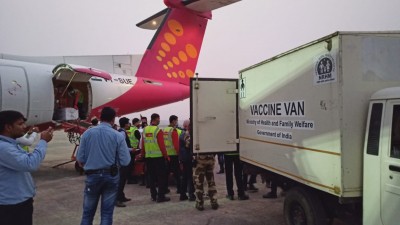 Airlines swing into action as vaccine transport commences across the country (Roundup)