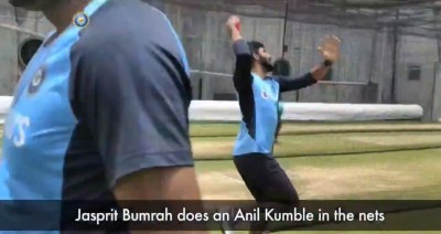 Beware England! Here comes Kumble 2.0 with Bumrah's mask