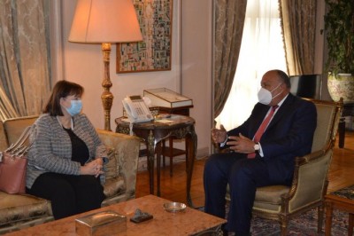Egypt FM, EU envoy discuss Israeli-Palestinian peace process