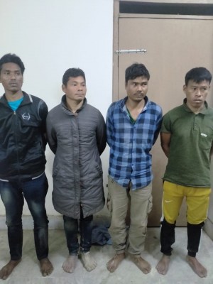 Four top militants held in Tripura