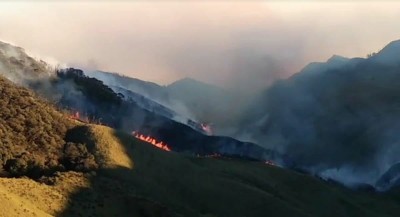 IAF copter deployed to battle Dzukou Valley wildfire