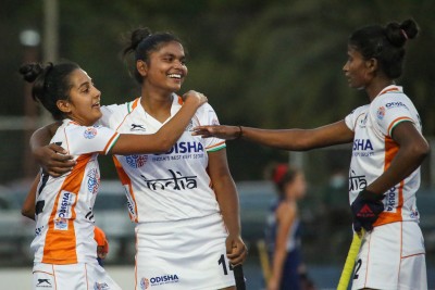 India juniors beat Chile seniors 2-0 in women's hockey