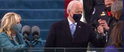 Joe Biden's presidential inauguration ceremony underway