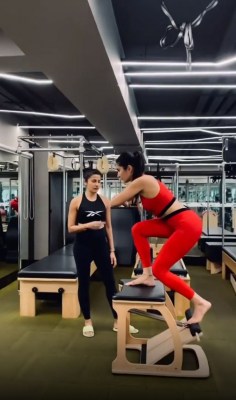 Katrina Kaif highlights power of pilates, fans call her 'fitness queen'