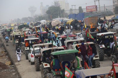 Sanyukt Kisan Morcha holds tractor rally in Gurugram