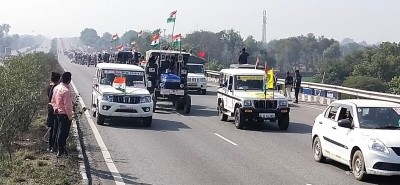Tractor rally in Raj peaceful, leaders condemn violence in Delhi