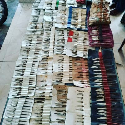 West Godavari police seize 482 cock knives, 8 gambling boards