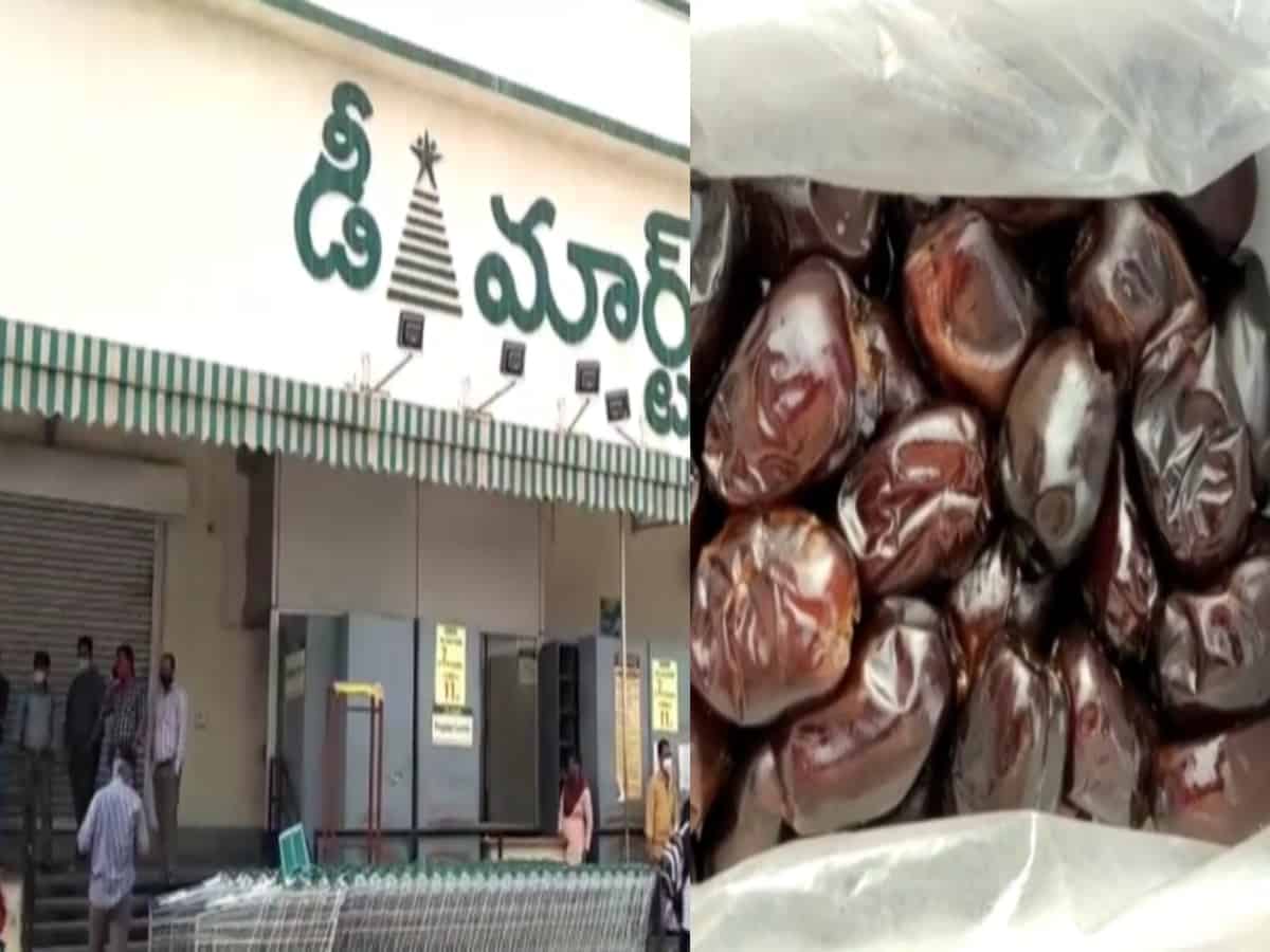 Kushaiguda D-Mart outlet seized by GHMC officials for selling rotten dates