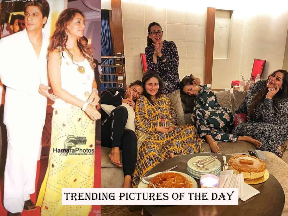 Photos of the day: SRK's throwback, Kareena's girl gang to Priyanka's 'lean teen' memory