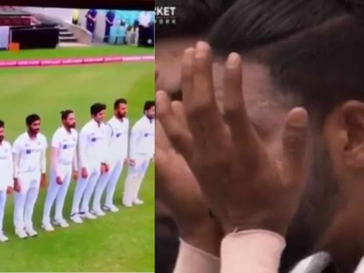Watch: Siraj gets emotional while singing national anthem at MCG