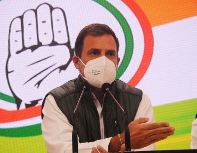BJP MPs give breach of privilege notice against Rahul Gandhi