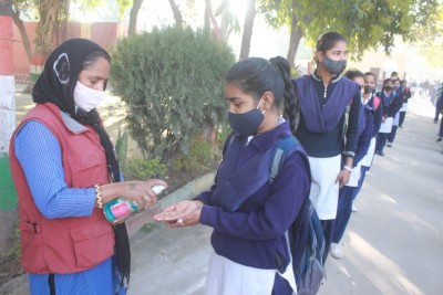 Gurugram schools reopen for classes 6 to 8