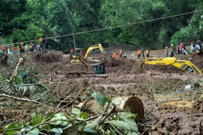 Indonesia's landslide toll climbs to 12