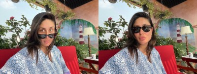Kareena shows 'Instagram v/s reality' on social media