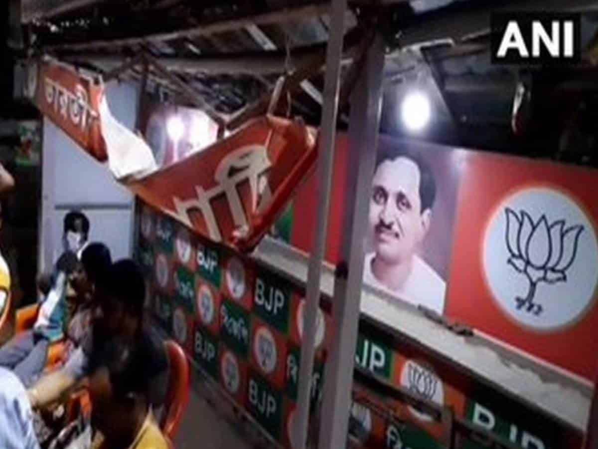 BJP office vandalised in West Bengal, party alleges TMC for it