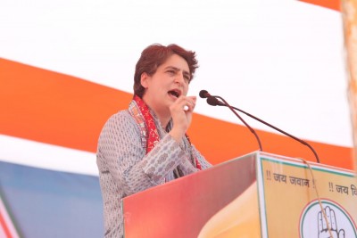 Priyanka holds meet on UP Assembly poll preparations