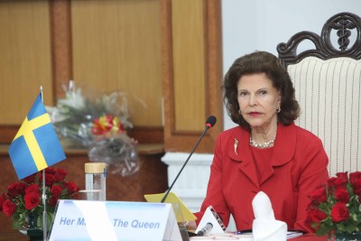 Queen Silvia of Sweden admitted to hospital after accident