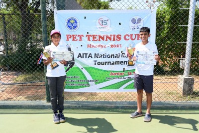 Remedios and Shravya wins AITA Talent Series tennis titles