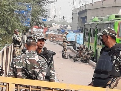 Strict security arrangements in place at Ghazipur border
