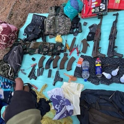 Terrorist hideout busted in Kashmir, weapons recovered