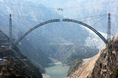 Work on India's first cable-styled bridge in full swing