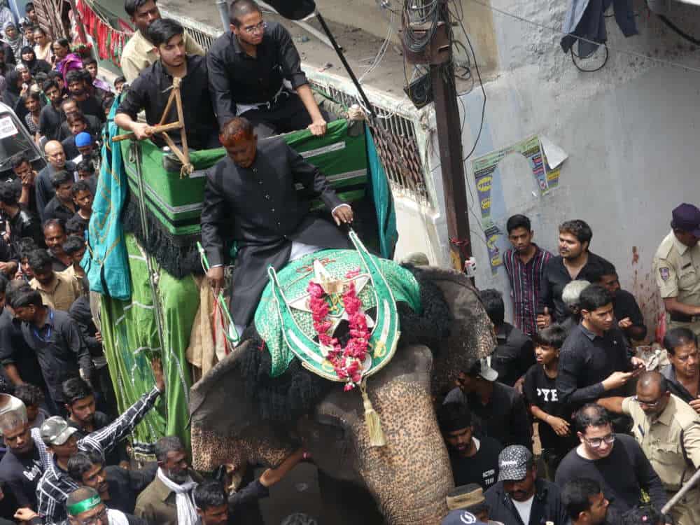 (File Photo)Bibi Ka Alam procession in Hyderabad