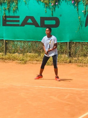 Nidi enters 2nd round after hard-fought win in AITA under-16 event
