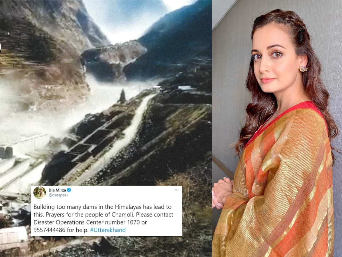 Dia Mirza receives criticism for claiming dams were responsible for Uttarakhand tragedy