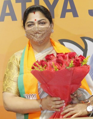 BJP unleashes star power, Khushboo to contest against Udayanidhi at Chepauk