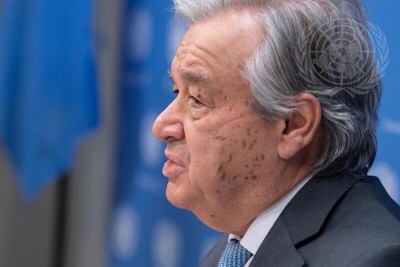 Guterres asks for transition from coal to renewable energy