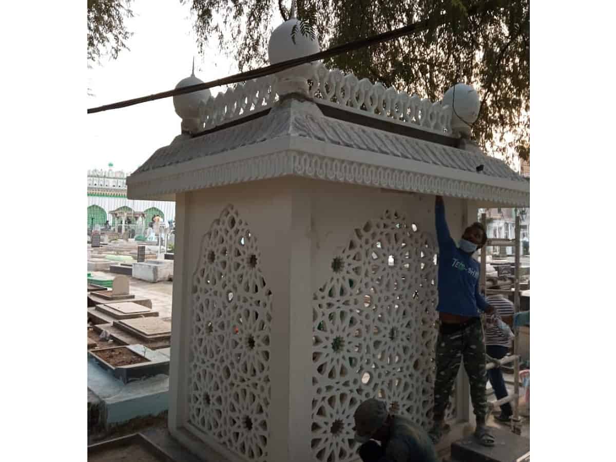 Hyderabad: Padma Bhushan Ustad Bade Ghulam Ali Khan’s tomb being restored