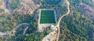 Near enchanting Aizawal, pops up a FIFA-funded football ground