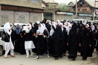 Now J&K's terror-friendly politicians greet students over their flying colours in exams
