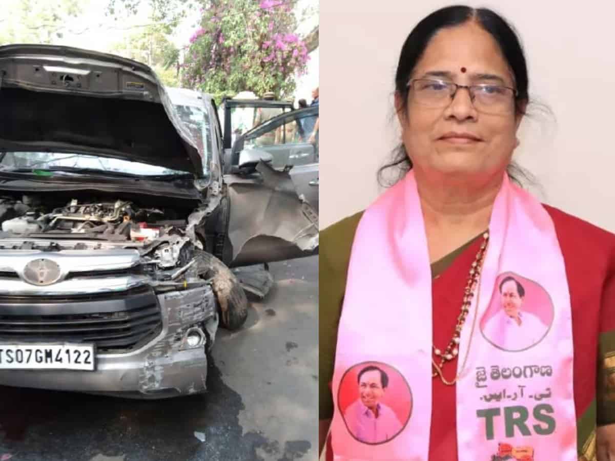 MLC Vani Devi’s car rams into assembly gate; security officer suspended