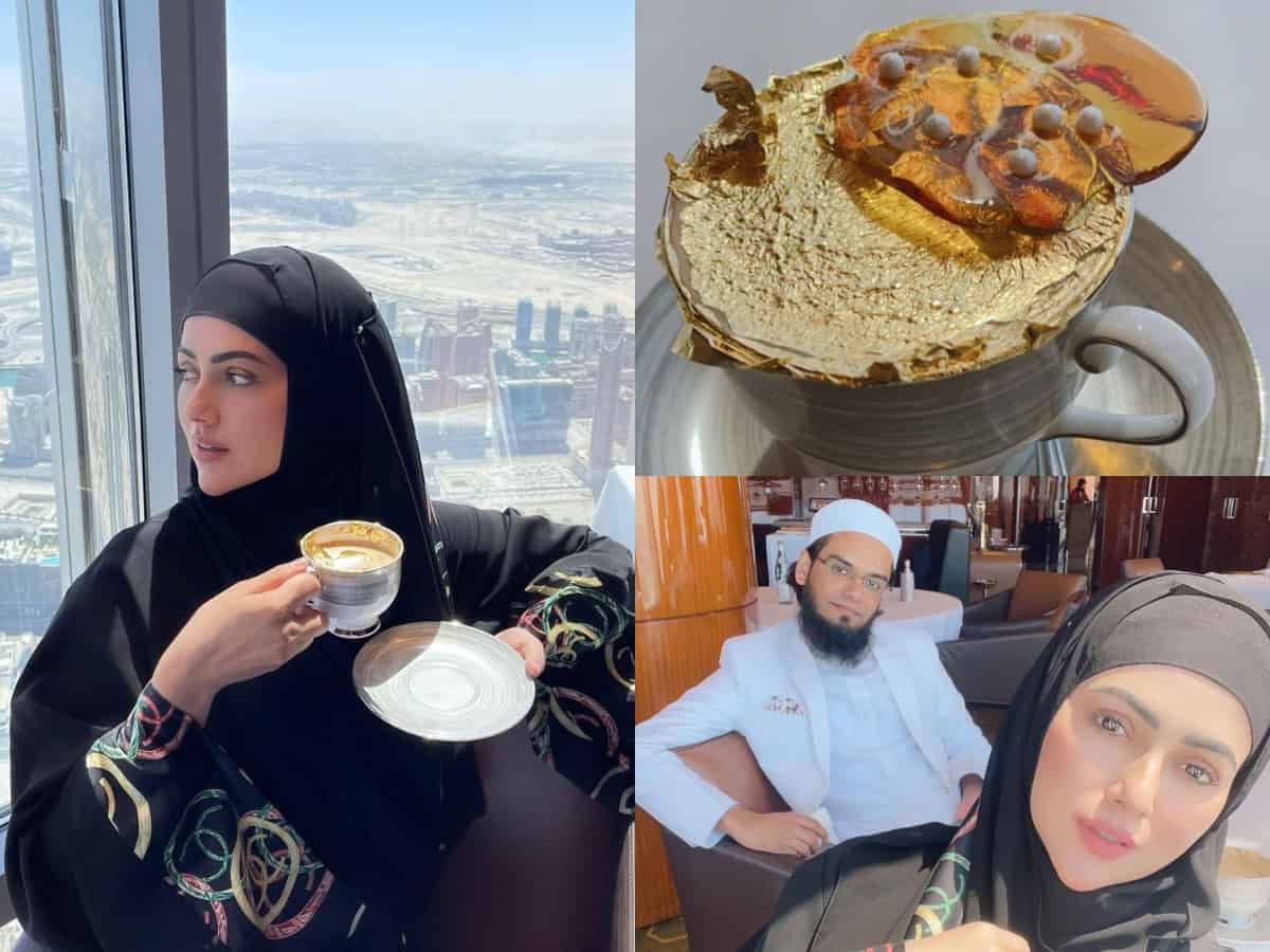 Sana Khan enjoys her lavish breakfast with husband Mufti Anas at Burj Khalifa