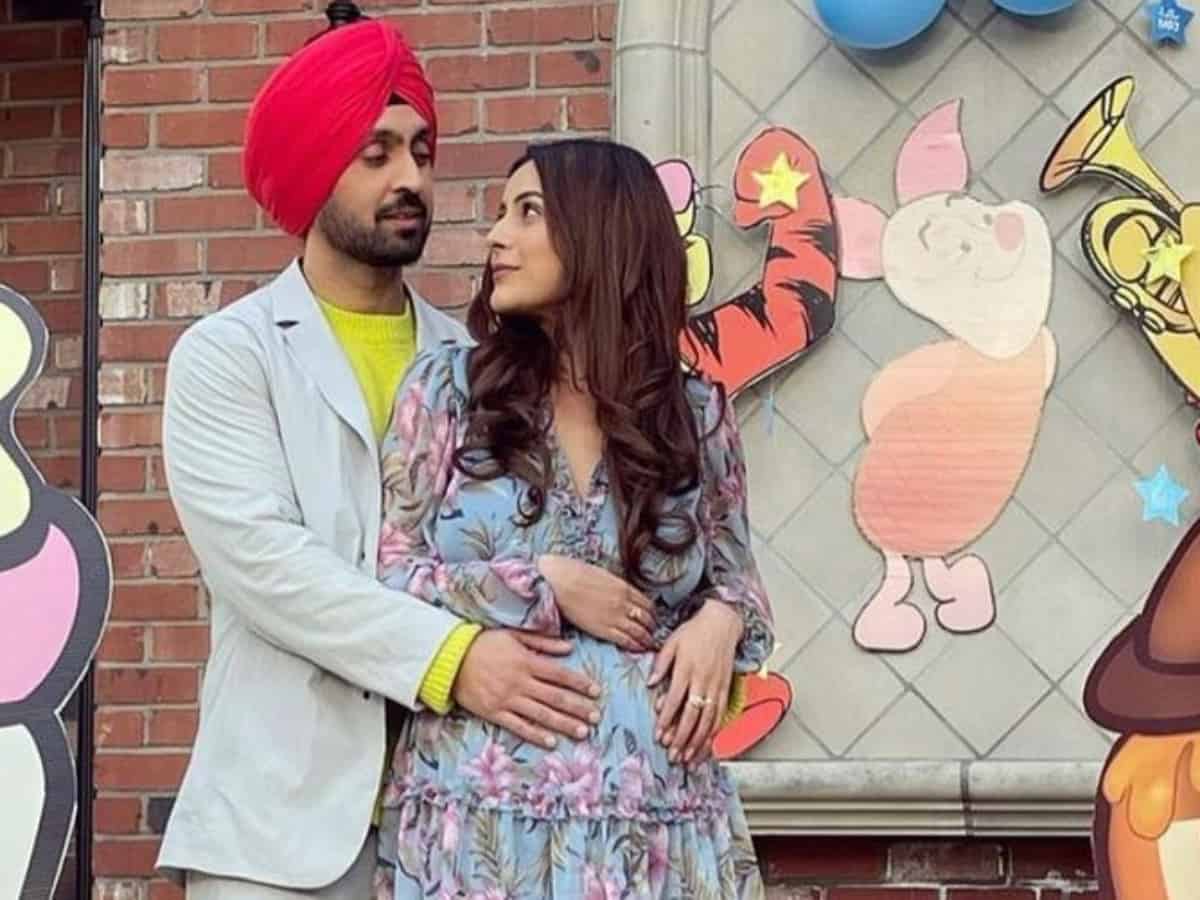 Shehnaaz Gill flaunts her baby bump in this viral pic with Diljit Dosanjh