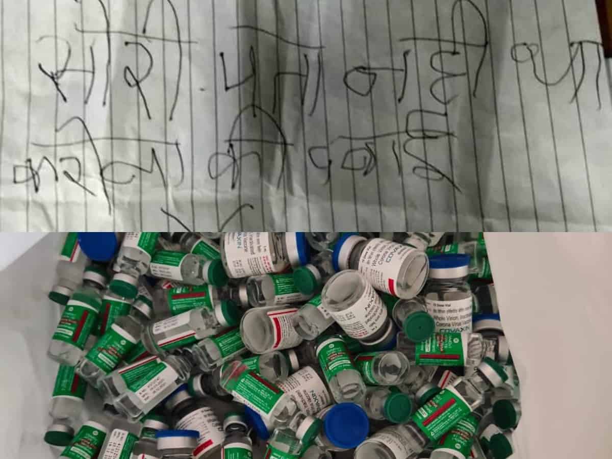 After stealing COVID vaccines, thief leaves them at tea stall with 'sorry' note