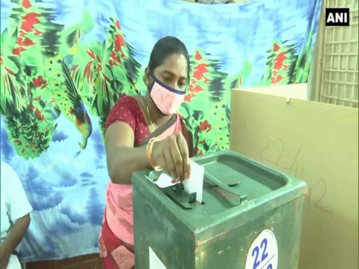 Voting underway for Andhra Pradesh MPTC, ZPTC elections