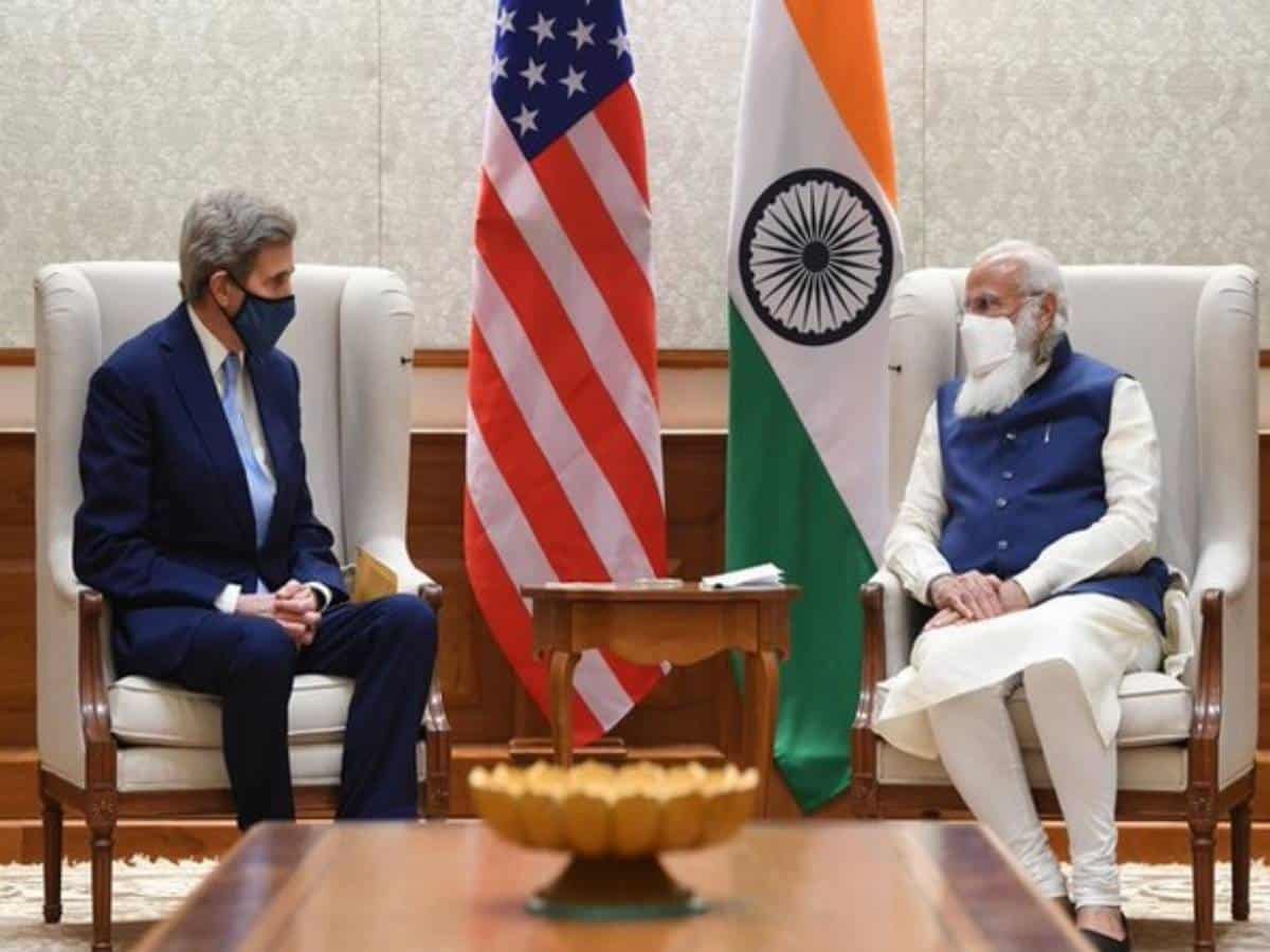 John Kerry meets PM Modi, says US will facilitate access to green technologies, requisite finance