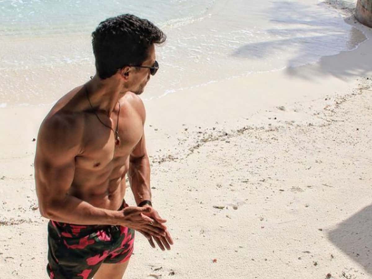 Tiger Shroff flaunts flashboard abs in stunning beach photo