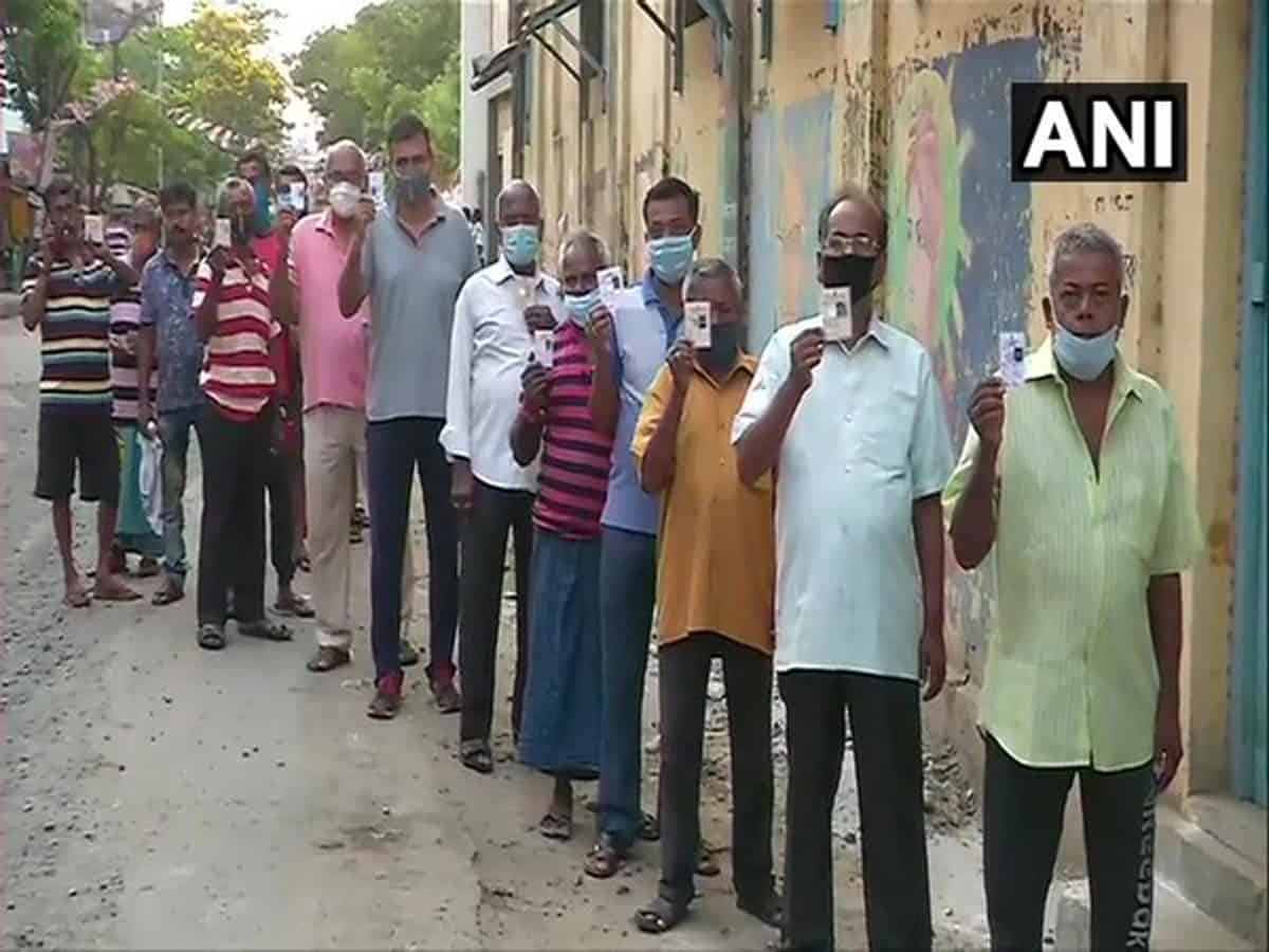 Polling underway in 13 urban local bodies in Andhra