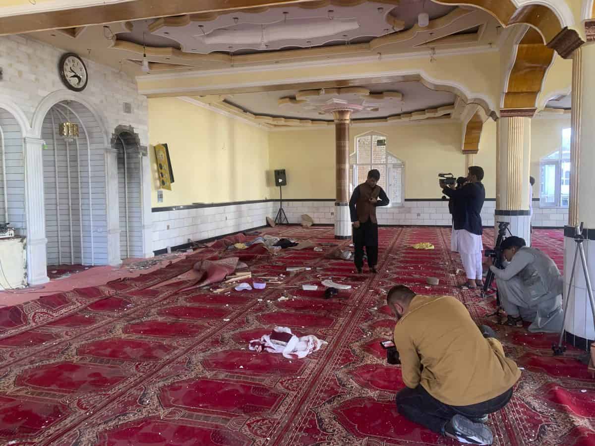 Afghan police say Kabul mosque bombing kills 12 worshippers