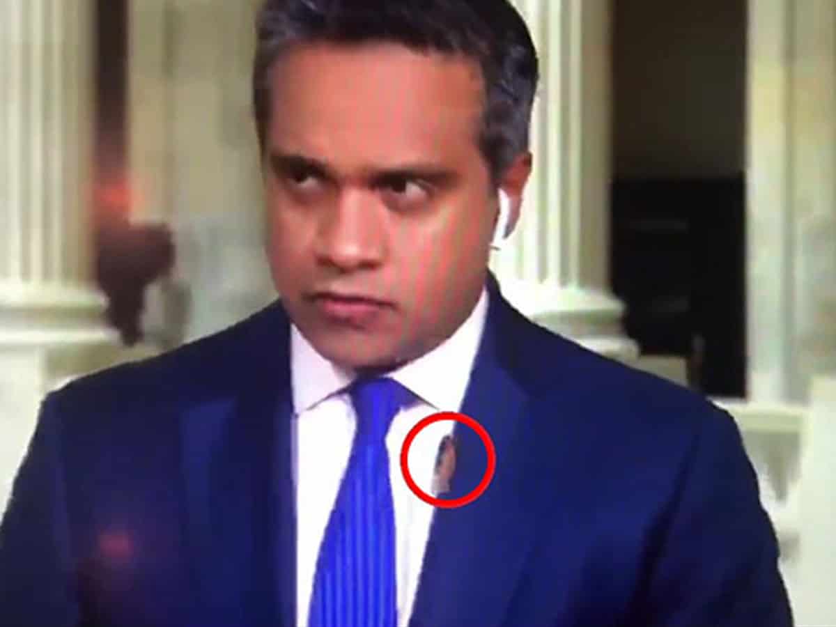 Watch: Reporter's live gets interrupted by an "Unwelcome Visitor"